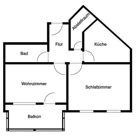 In Mit Grossem Balkon Daire